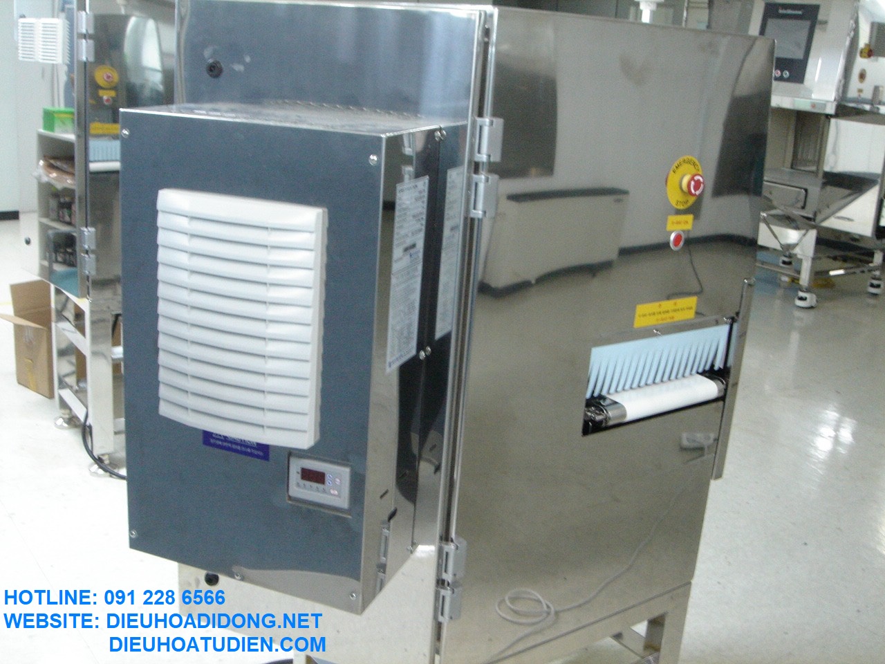 Điều hòa tủ điện dùng trong nhà máy thực phẩm AMPS-500F SUS 
